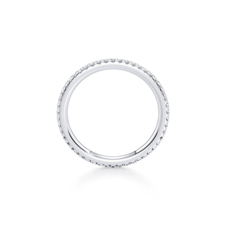 Demi Eternity Band – Full Pavé – Single Row