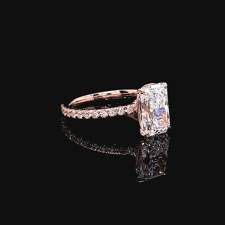Esme Solitaire Engagement Ring in 14K Rose Gold