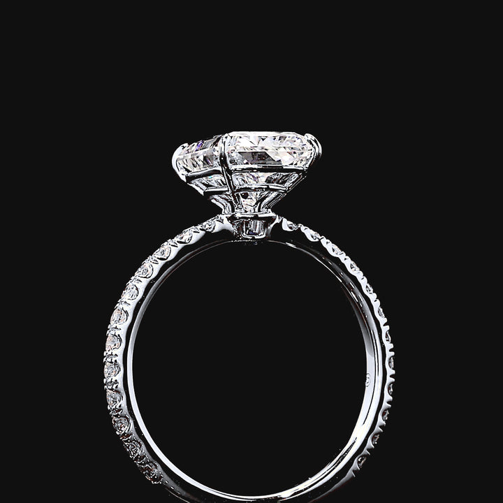 Esme Solitaire Engagement Ring in 14K White Gold