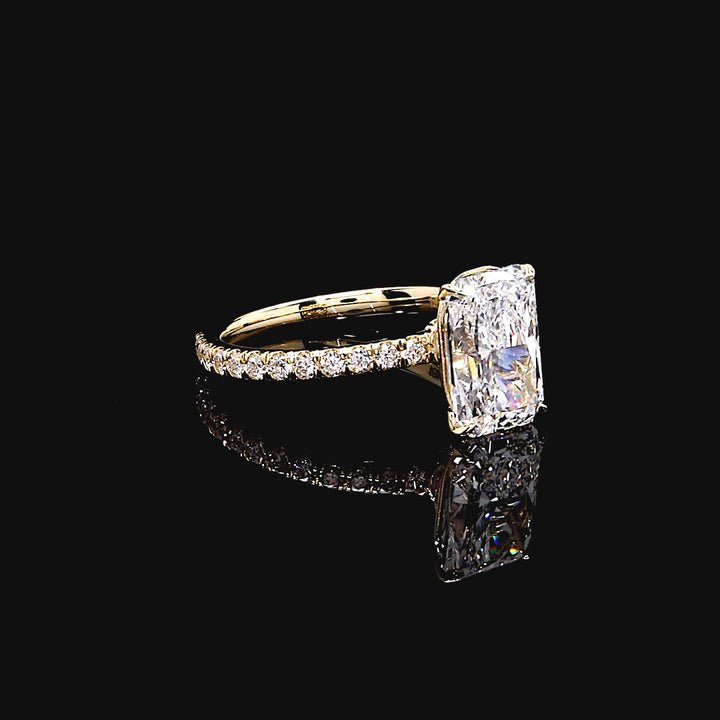 Esme Solitaire Engagement Ring in 14K Yellow Gold