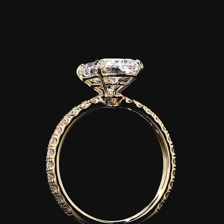 Esme Solitaire Engagement Ring in 14K Yellow Gold