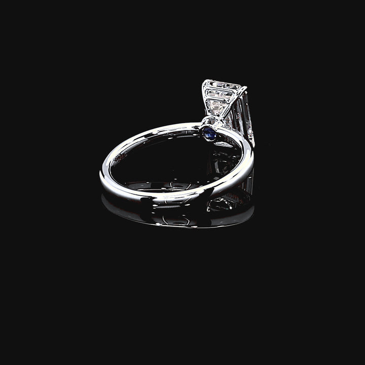 Isla Solitaire Engagement Ring in 14K White Gold