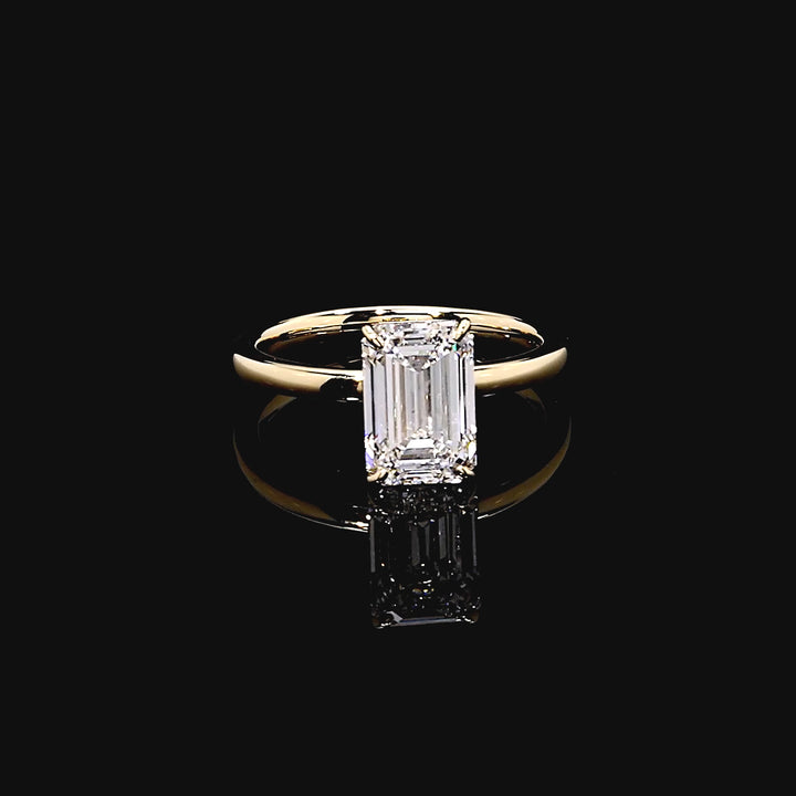 Isla Solitaire Engagement Ring in 14K Yellow Gold