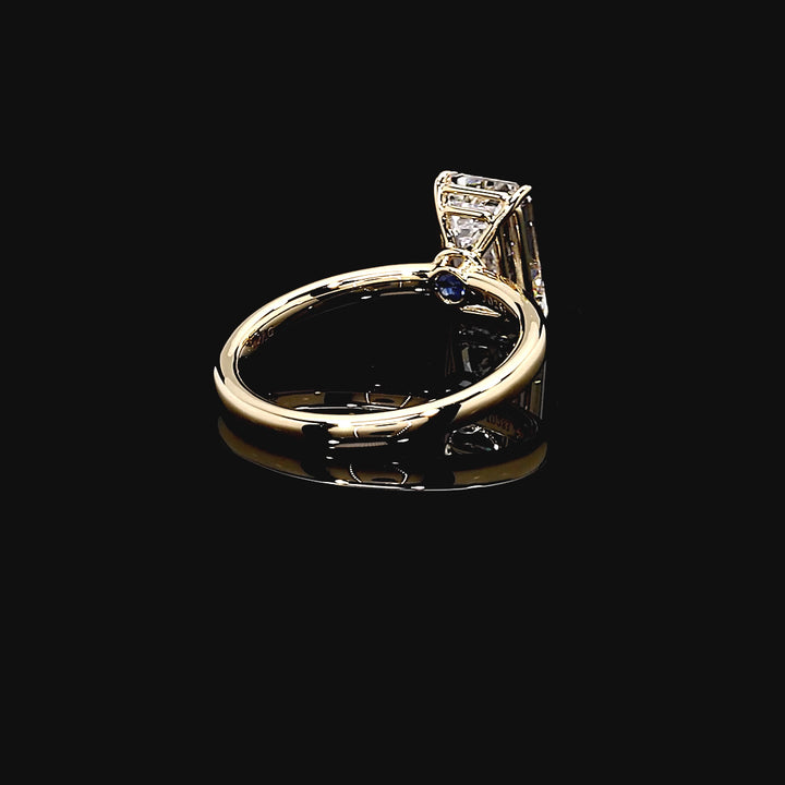 Isla Solitaire Engagement Ring in 14K Yellow Gold