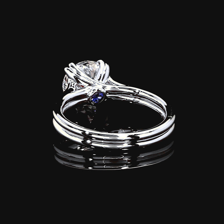 Margaux Solitaire Engagement Ring in 14K White Gold