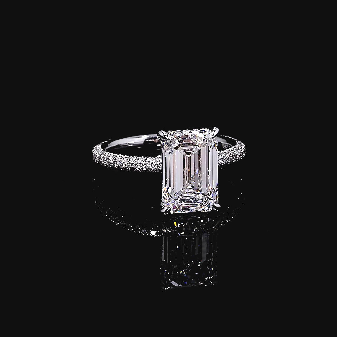 Seraphina Solitaire Engagement Ring in 14K White Gold