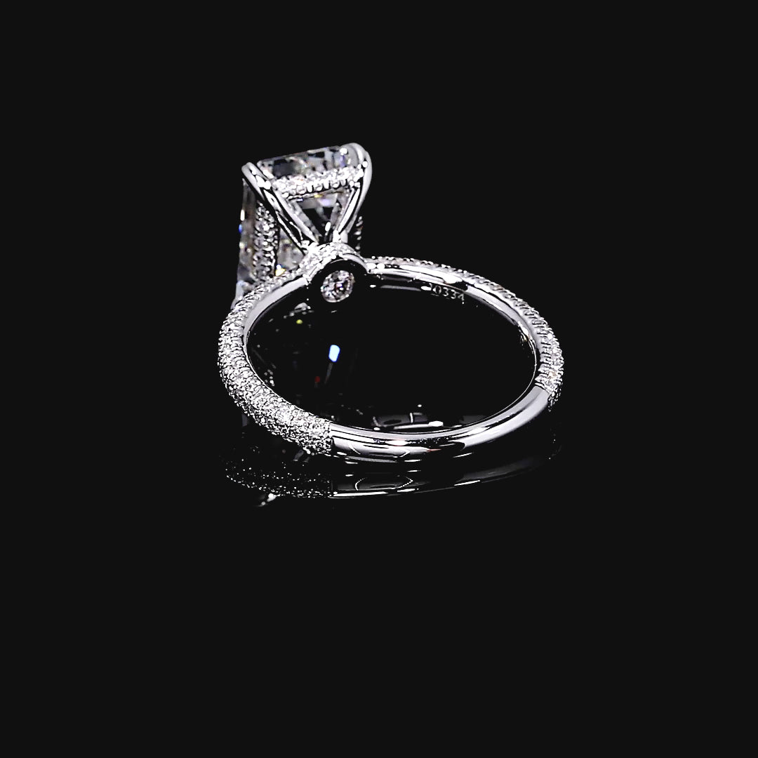 Seraphina Solitaire Engagement Ring in 14K White Gold