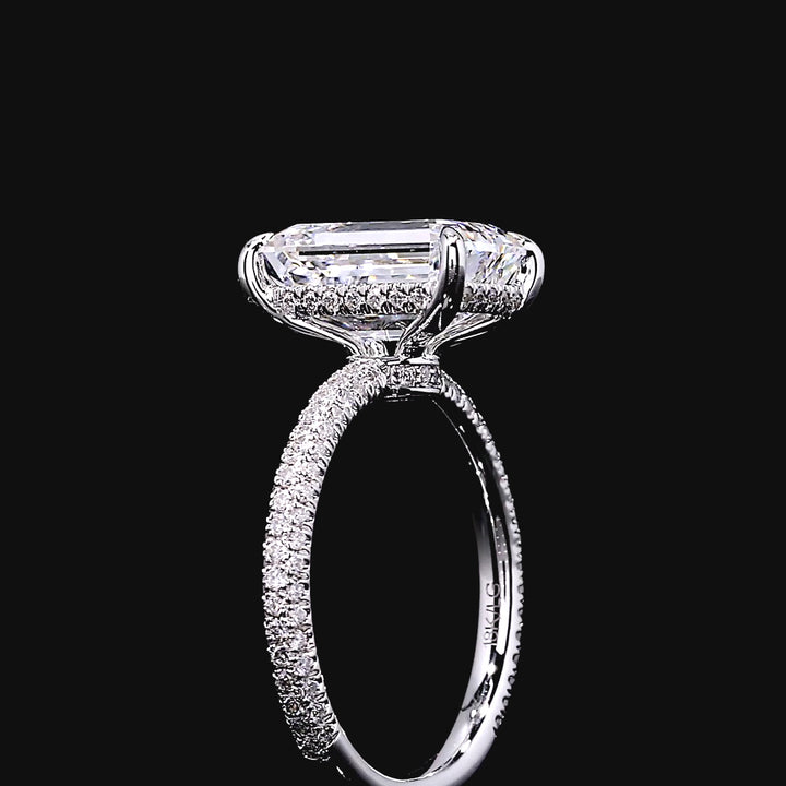 Seraphina Solitaire Engagement Ring in 14K White Gold
