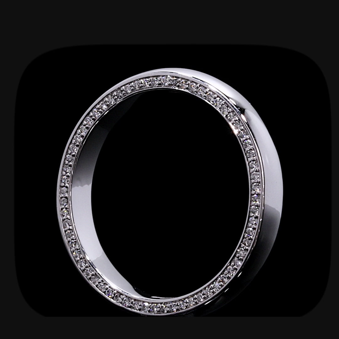 Whisper Wedding Band – High-Polish Domed