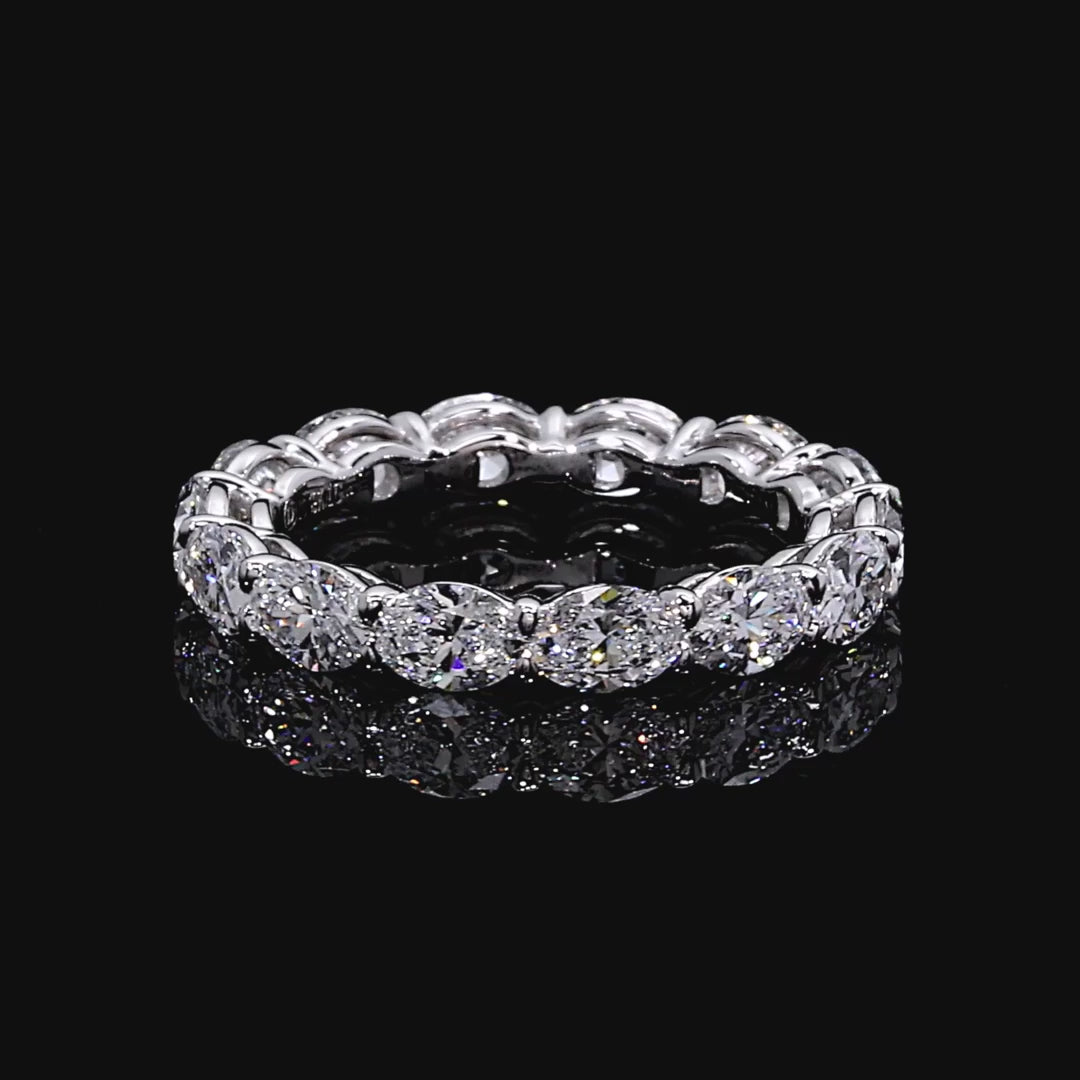 Sophia Oval Eternity Wedding Band