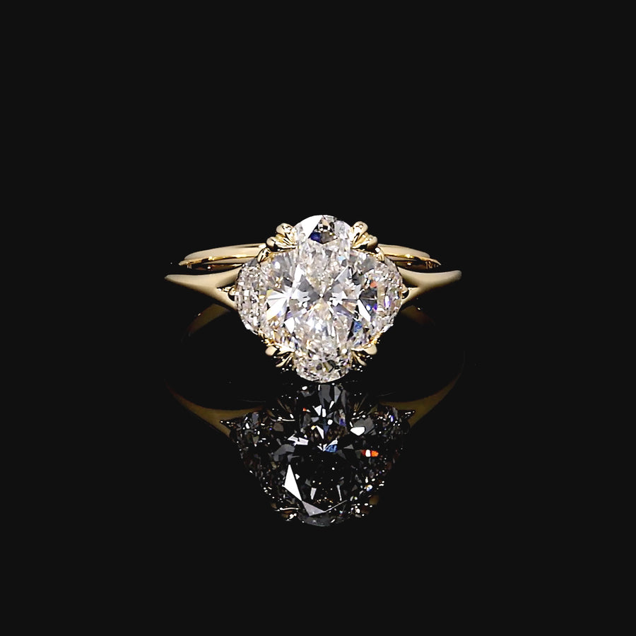 Odette Three Stone Engagement Ring video