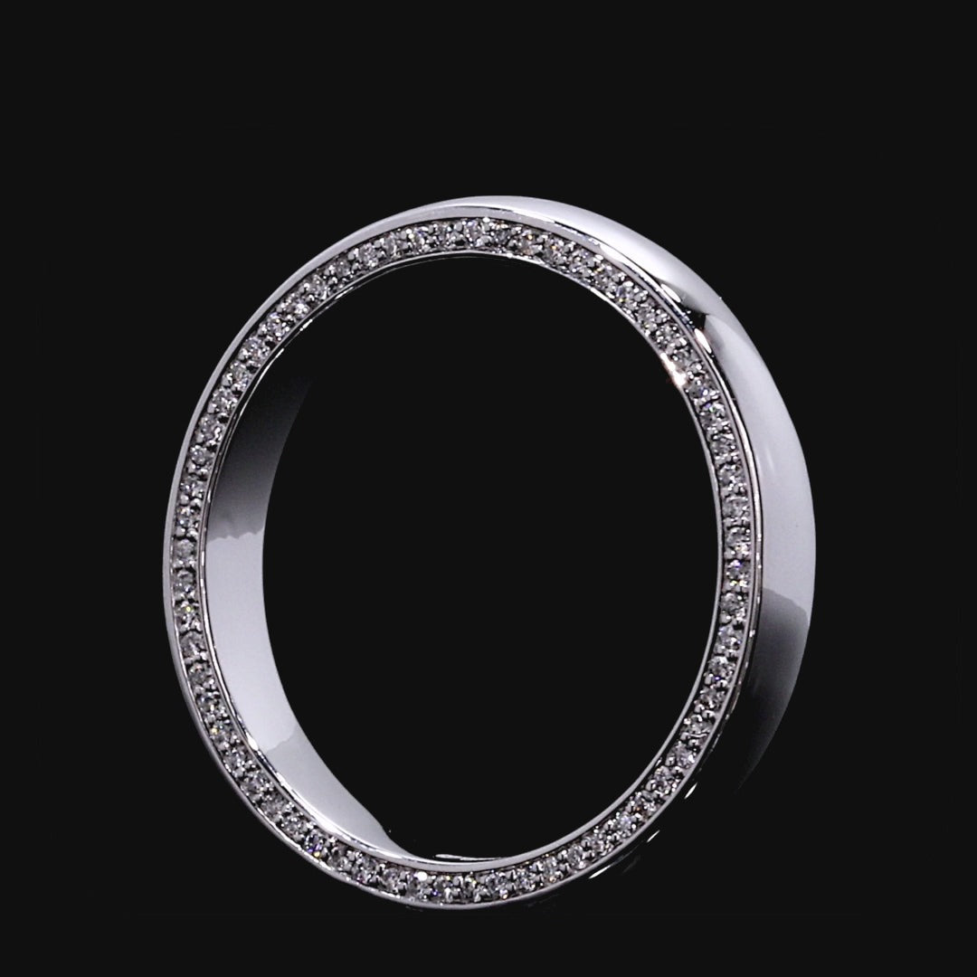 Whisper Wedding Band – High-Polish Domed
