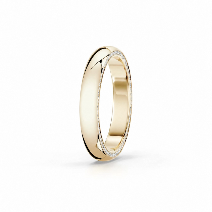Whisper Wedding Band – High-Polish Domed