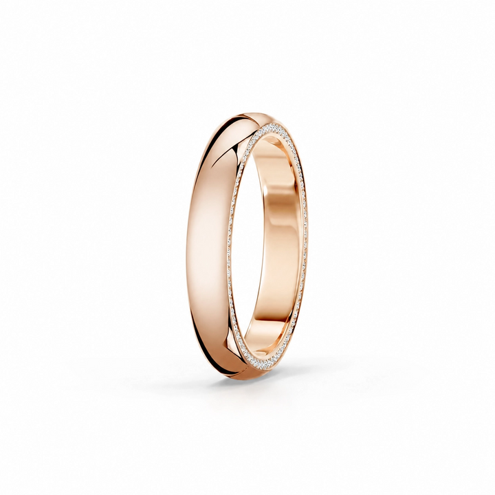 Whisper Wedding Band – High-Polish Domed