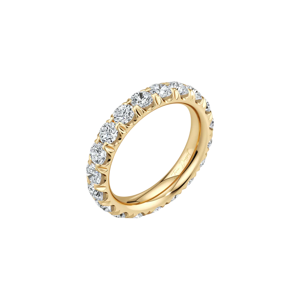 Clara Large Diamond Eternity Wedding Band