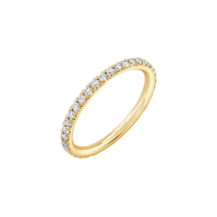 Clara Single Row Pavé Wedding Band