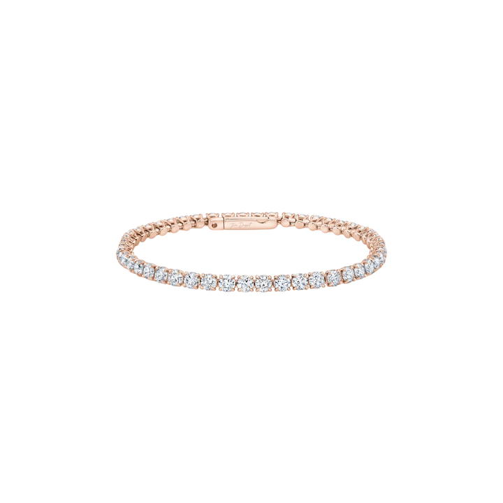 Signature Round Cut Diamond Tennis Bracelet