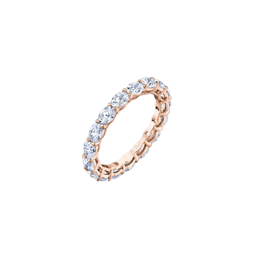 Sophia Wide-Set Oval Eternity Wedding Band