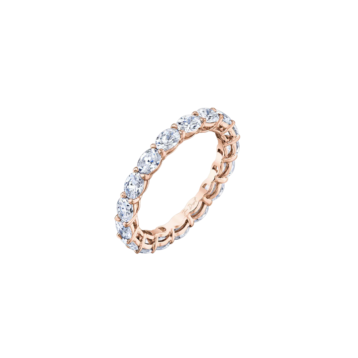 Sophia Wide-Set Oval Eternity Wedding Band