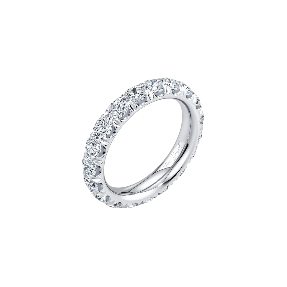 Clara Large Diamond Eternity Wedding Band