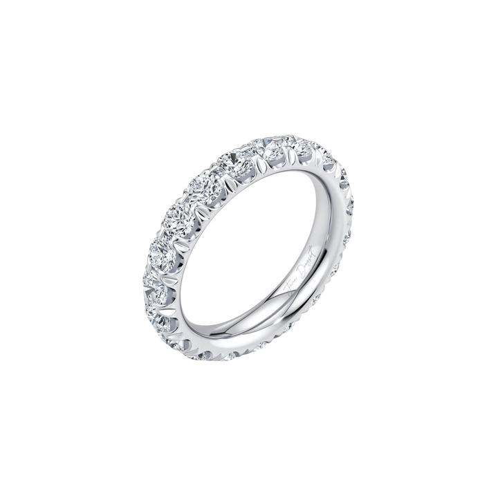 Clara Large Diamond Eternity Wedding Band