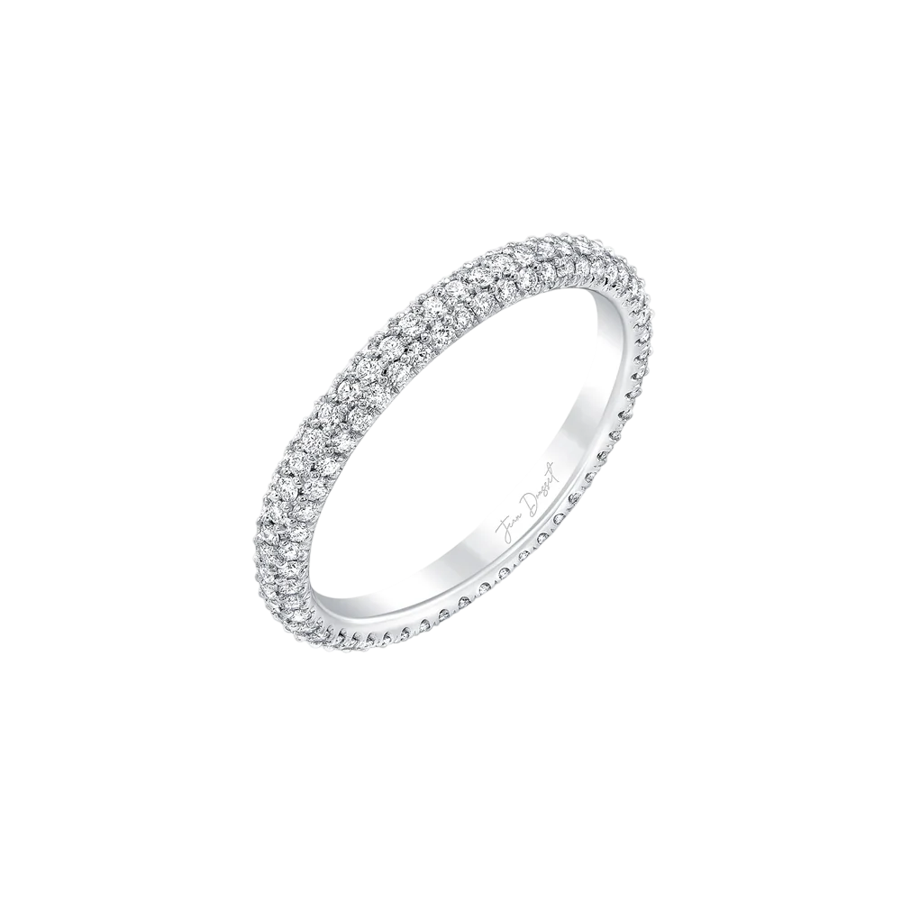 Scarlett Trefoil Eternity Wedding Band