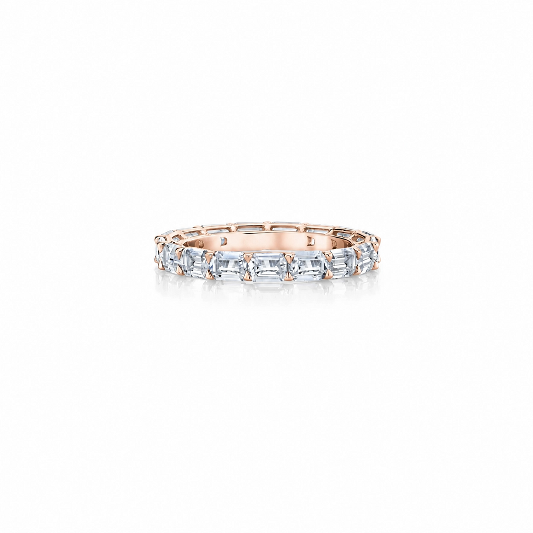 Sophia Emerald Eternity Wedding Band