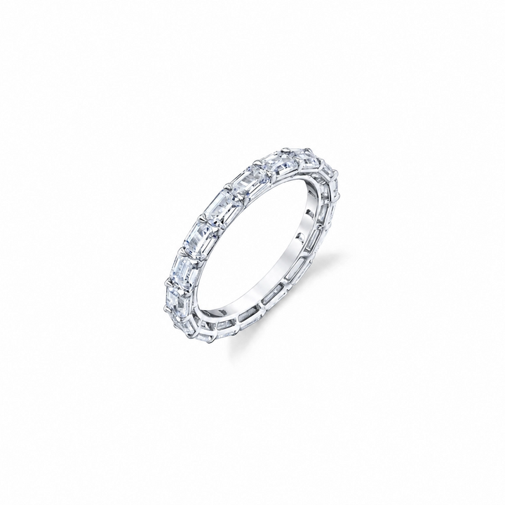Sophia Emerald Eternity Wedding Band