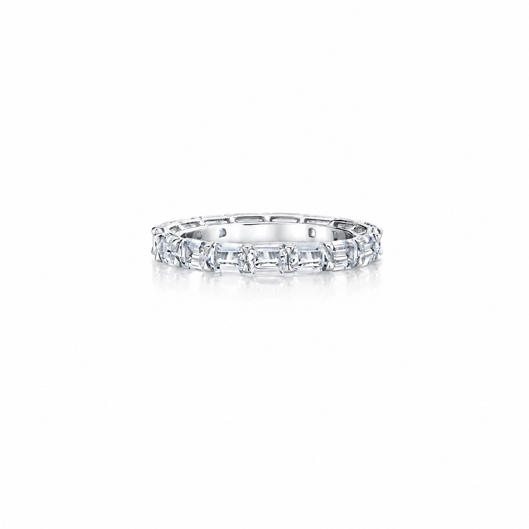 Sophia Emerald Eternity Wedding Band