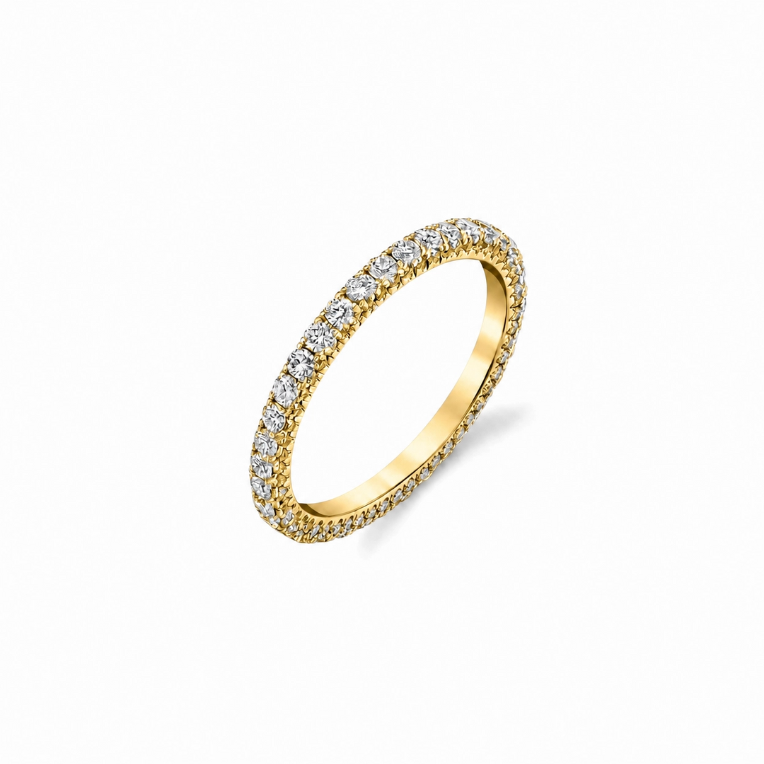 Aurelle Eternity Band – Full Pavé